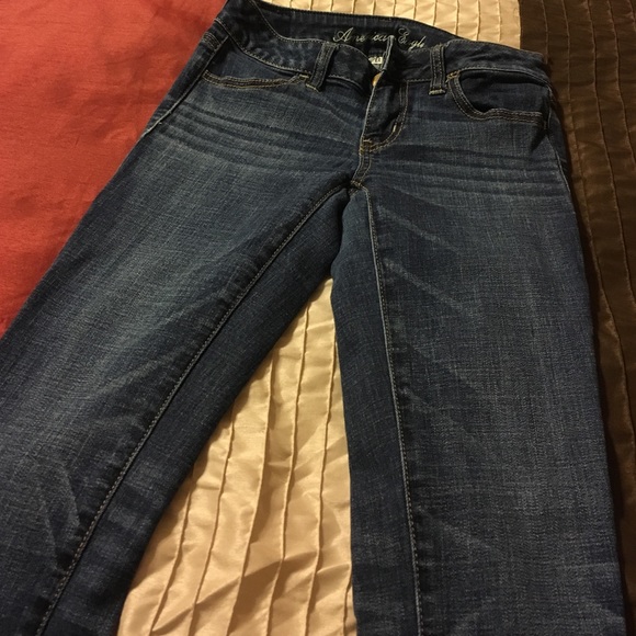 American Eagle Distressed Super Skinny Jeans