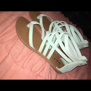 Turquoise sandals