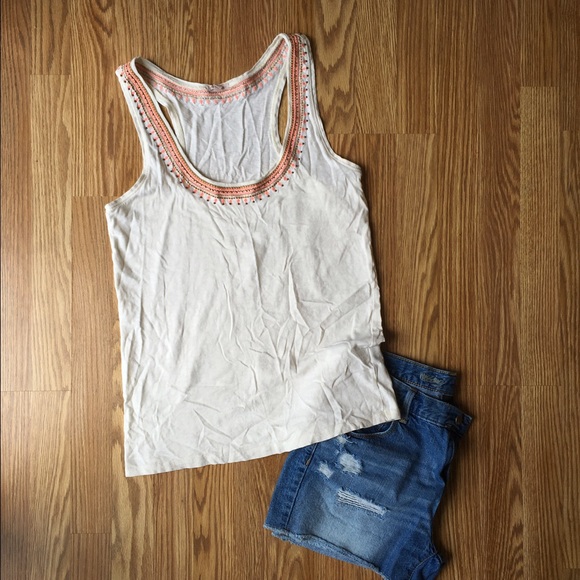 J crew beaded tank