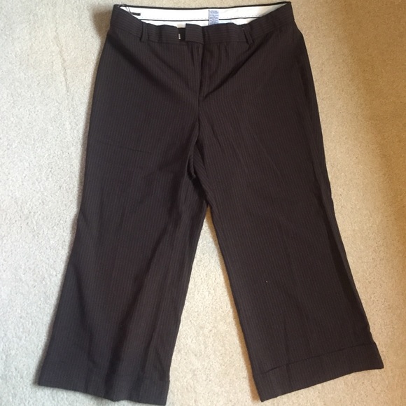 Brown dress capris