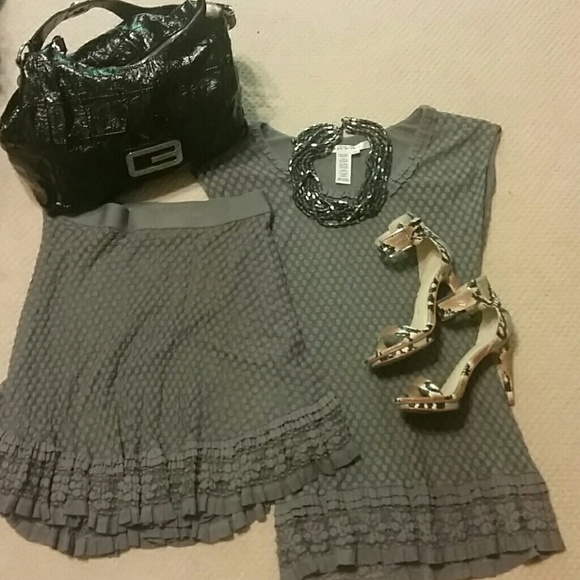 Lacey lined two piece set.