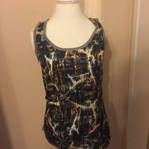 NWT - Philosophy Multi Color & Gray Tank Top Sz M