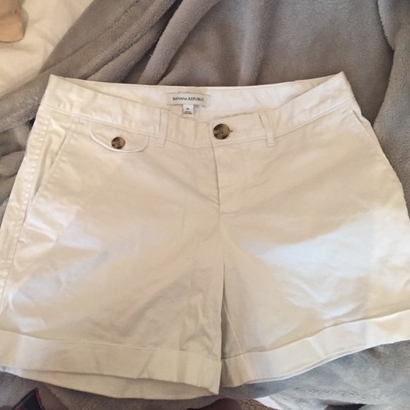 Banana Republic White Shorts