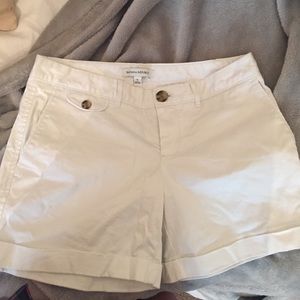 Banana Republic White Shorts