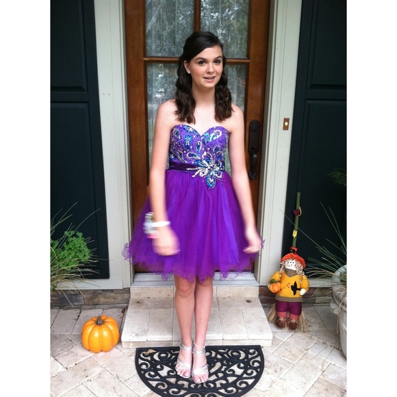Blush Homecoming Dress