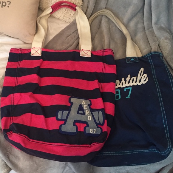 Two Aeropostale tote bags