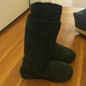 Children's Black UGG Tall Boots