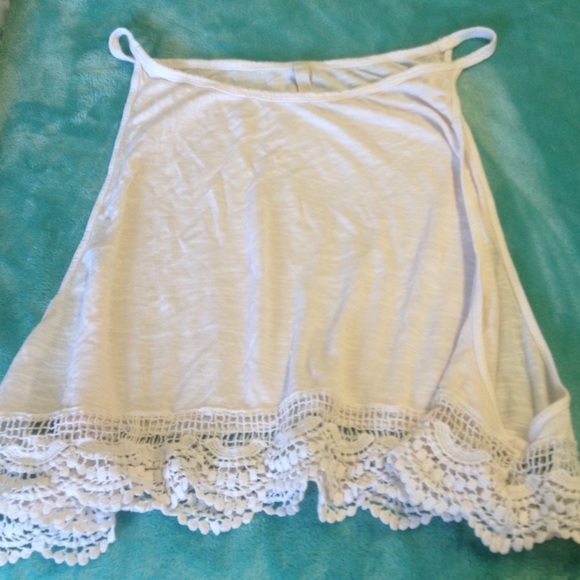 Lf pink lace tank