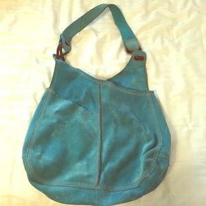 Lucky Brand Jeans Suede hobo bag