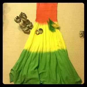 Strappless Carribbean