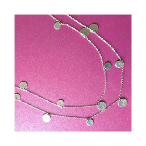 Silver toned necklace