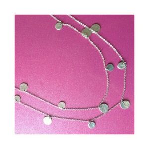 Silver toned necklace