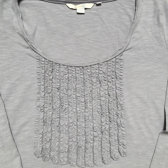 Boden 3/4 Sleeve Blue Tuxedo Tee - Picture 2 of 2