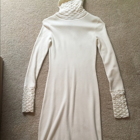 Sweater dress ivory
