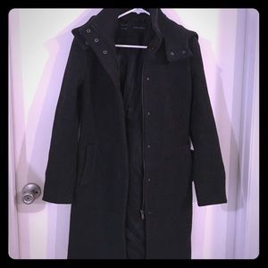 Zara basic peacoat