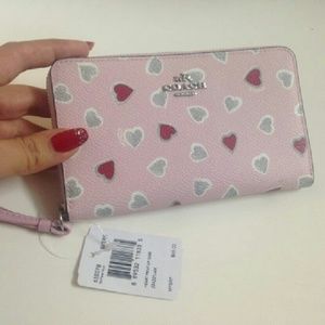 Authenric New Coach Heart Print Wallet