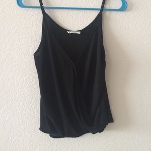 top shop black crop tank
