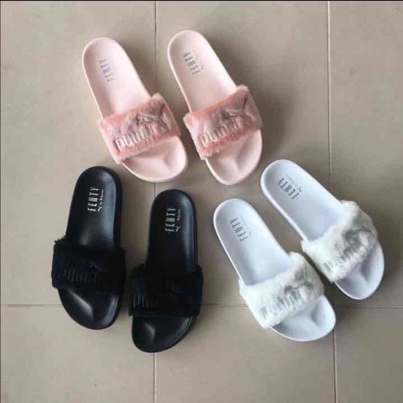 puma fenty rihanna fur slides puma fenty rihanna fur slides
