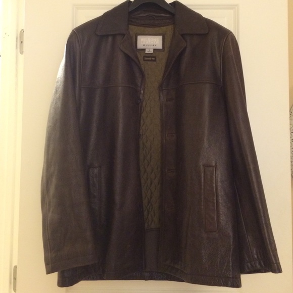 Men's leather jacket