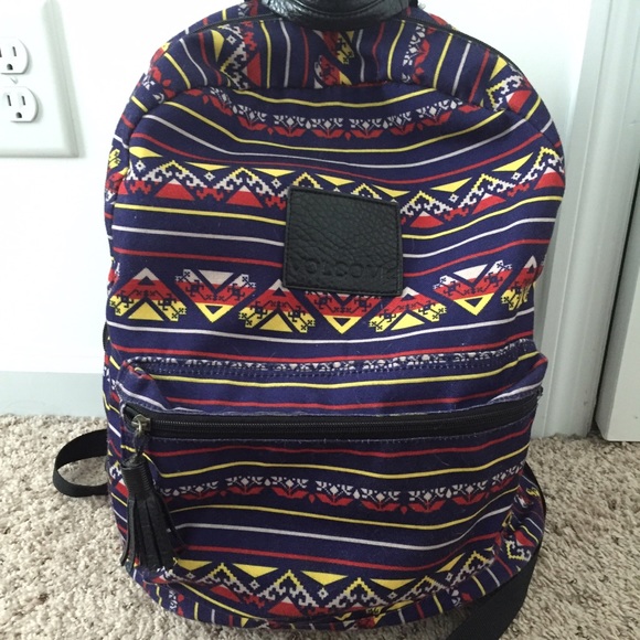 Volcom Tribal Pattern Navy Backpack