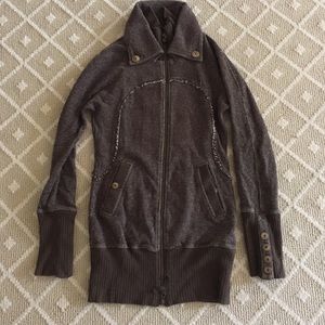 Free People zip up hoodie