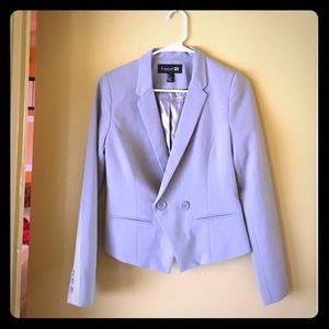 Ice blue work jacket