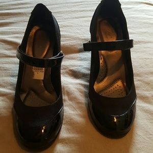 Wedge Mary Jane shoes