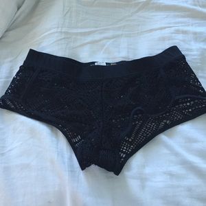 Billabong Bob Marley see thru crochet shorts