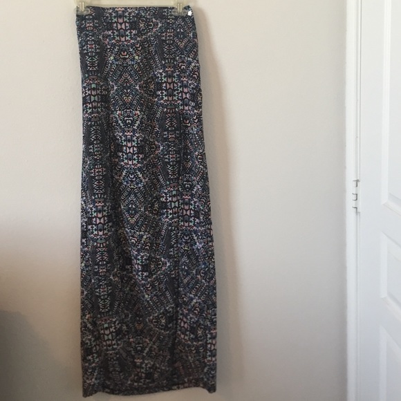 Colorful Aztec print maxi