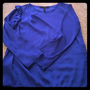 BCBG blue top
