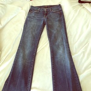 Seven for Mankind petite boot cut jeans