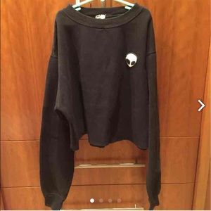 Brandy alien sweatshirt.