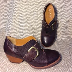 NWOT Korks Kork Ease 6.5 Leather Buckle Bootie