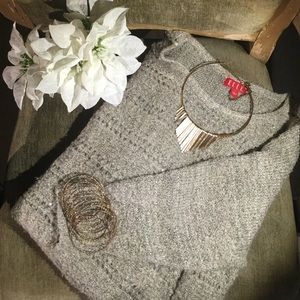 Gold knitted sweater