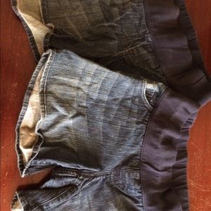 Xsmall maternity jean shorts
