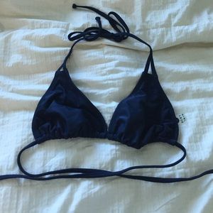 Roxy navy blue bikini top