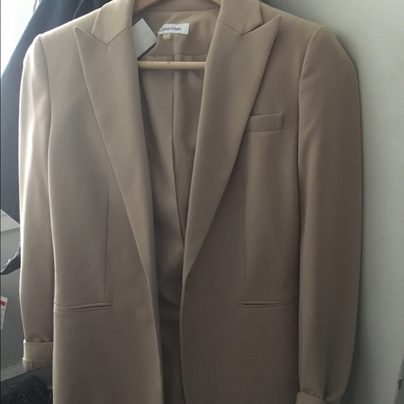 Calvin Klein Beige/Tan Blazer