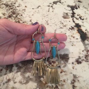 Brand New Never Worn Turquoise Earrings!