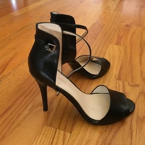 NEW 7ACRE Nine West heels size 8 BLACK