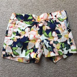J crew floral shorts