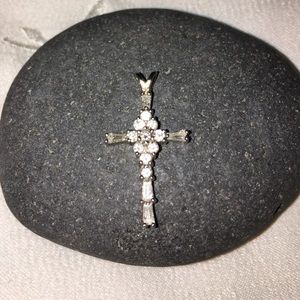 Diamond cross pendant