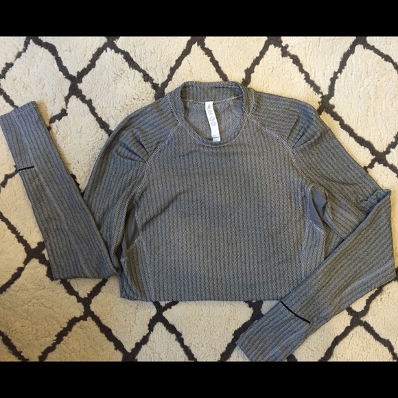Herringbone Lululemon long sleeve top