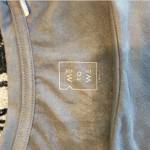 faux suede top - Picture 2 of 3