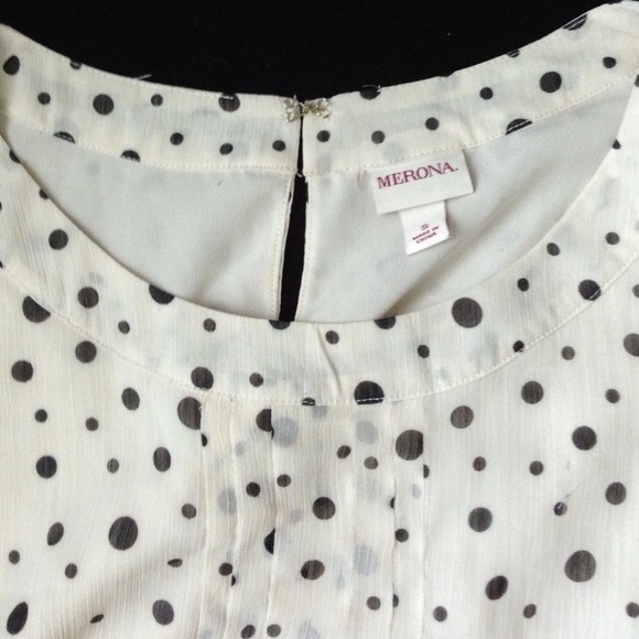 Merona flirty polka dot blouse - Picture 2 of 3