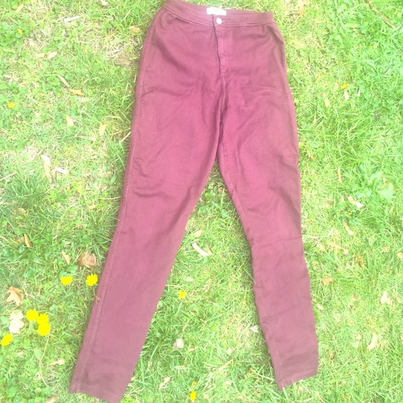 High waisted easy jeans