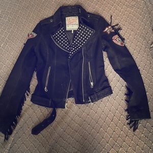 Affliction leather jacket