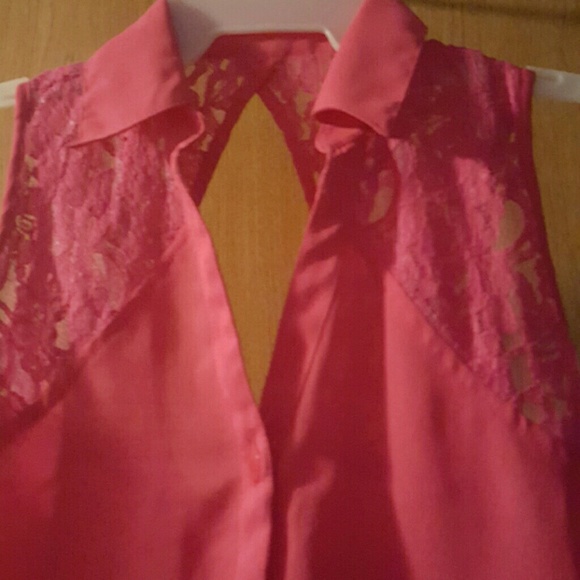 Lace button up - Picture 3 of 3