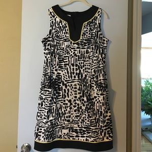 Black and white dress