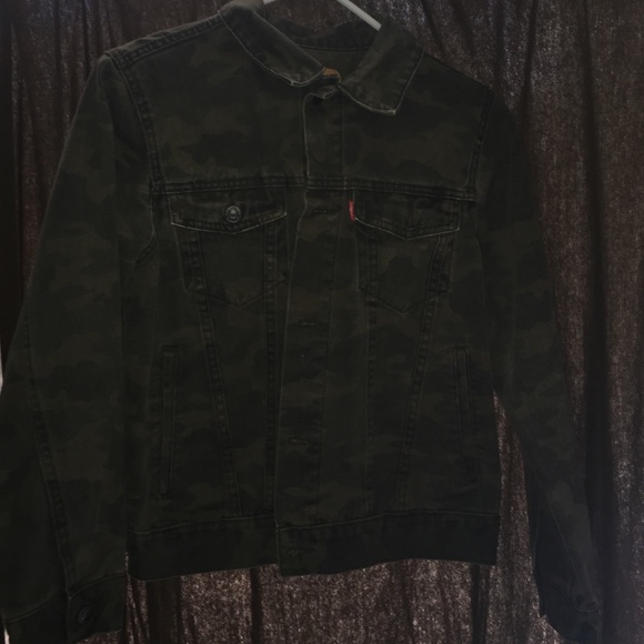Camo jean jacket.