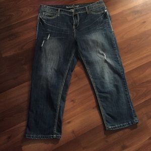 Maurice's Denim Capri Crop Pants